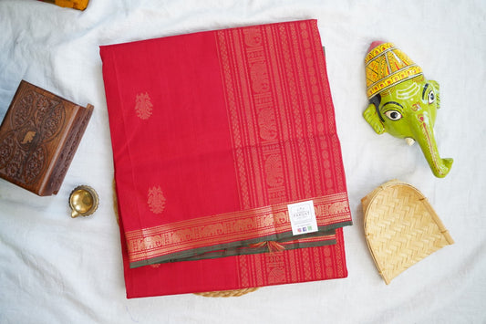 Kanchi Handloom Silk Cotton Saree PC16798