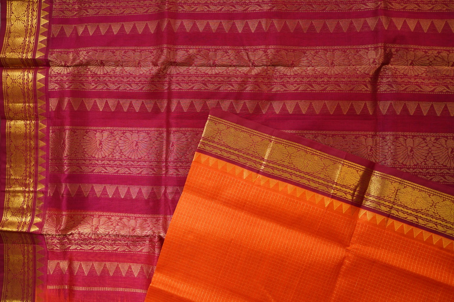 Kanchi Handloom Silk Cotton Saree PC15591