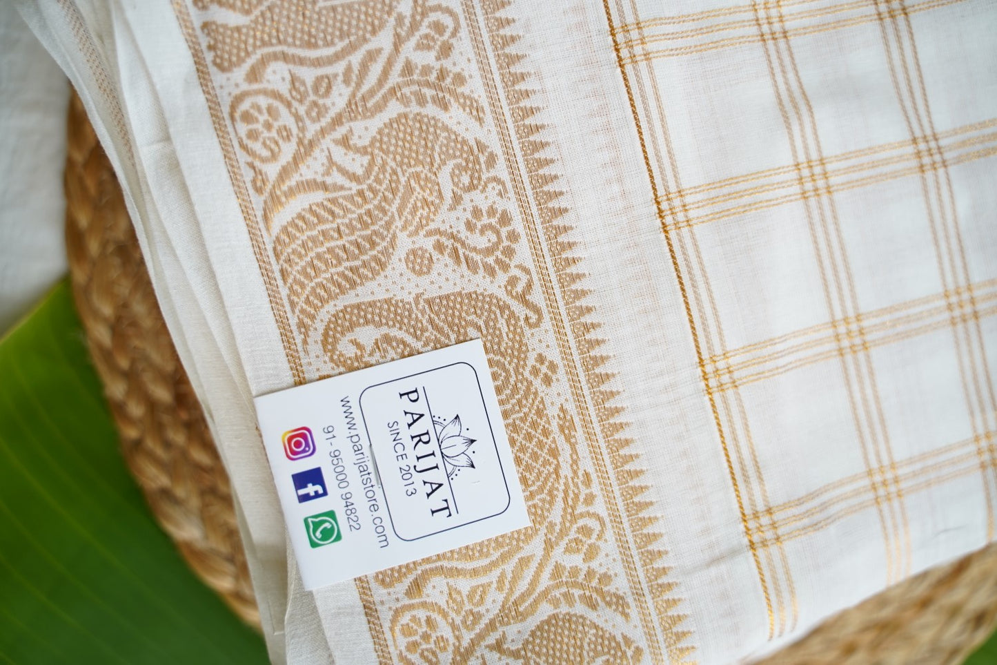 Chettinad handloom Cotton Saree PC17620
