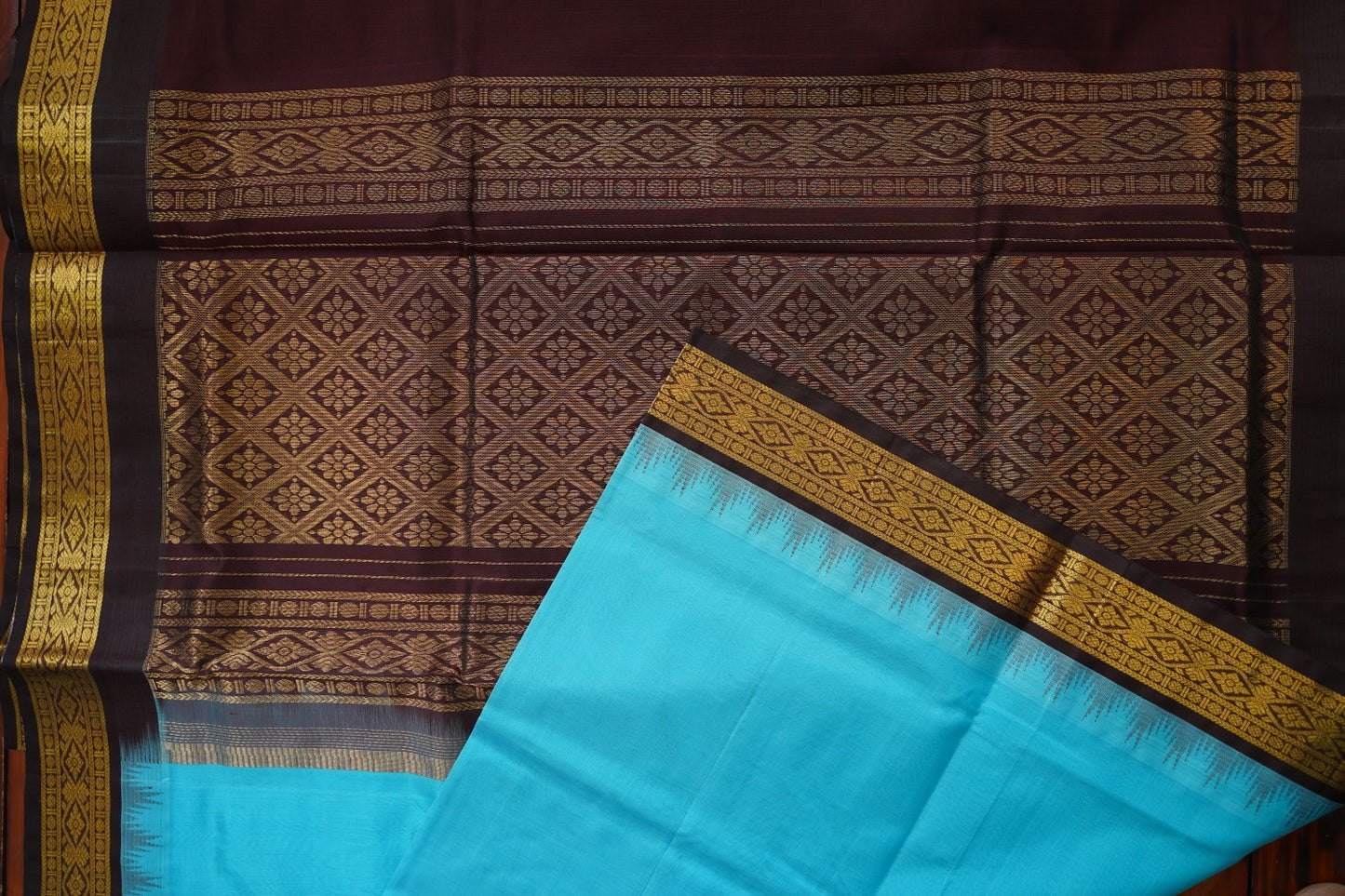 Kanchi Handloom Silk Cotton Saree PC15592