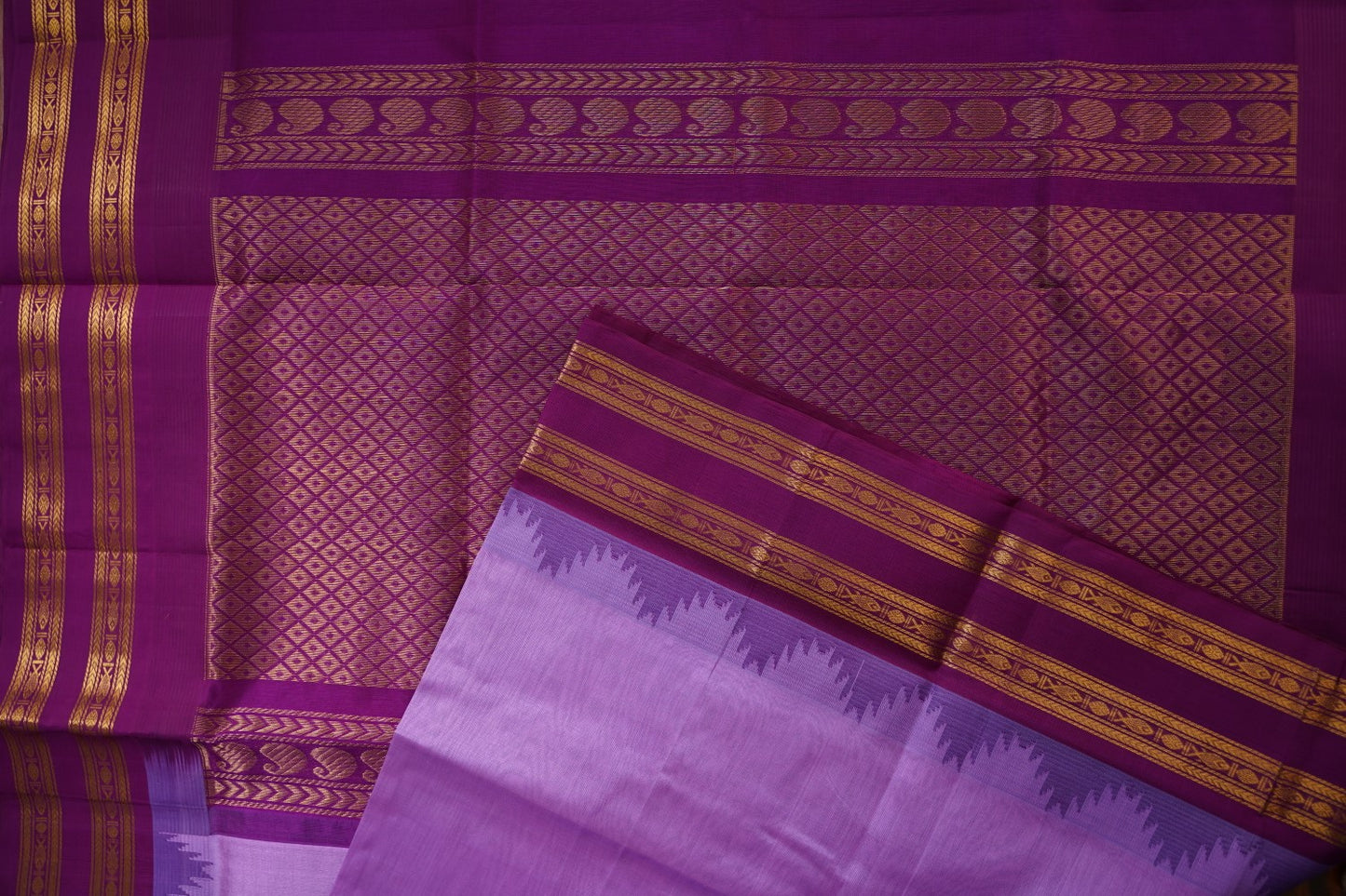 Kanchi Handloom Silk Cotton Saree PC15546
