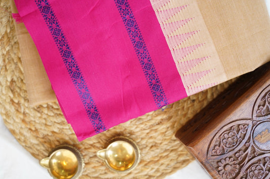 Chettinad handloom Cotton Saree PC15626