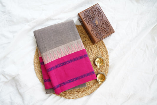 Chettinad handloom Cotton Saree PC15623