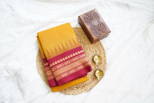 Chettinad handloom Cotton Saree PC15634