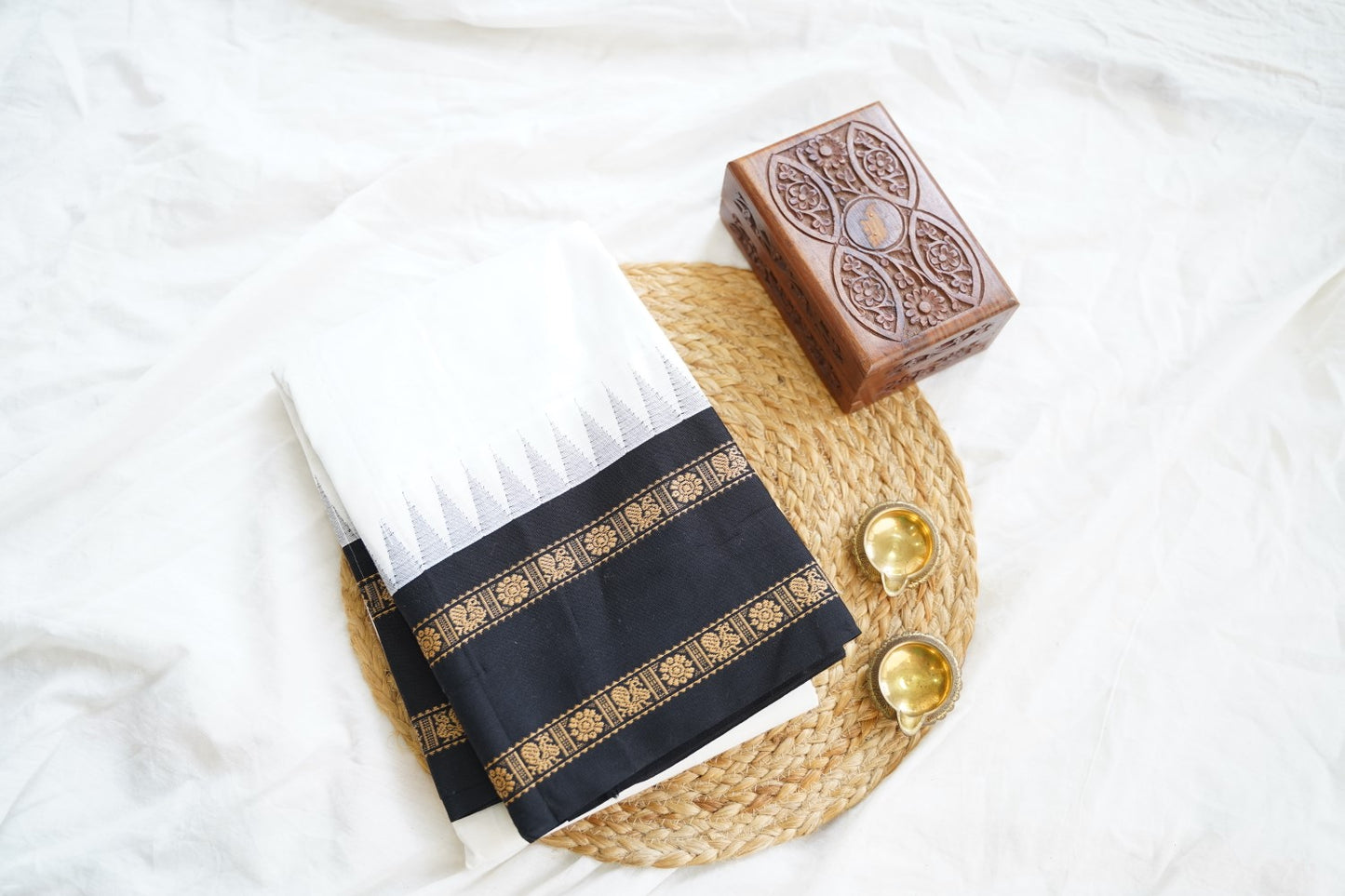 Chettinad handloom Cotton Saree PC15627