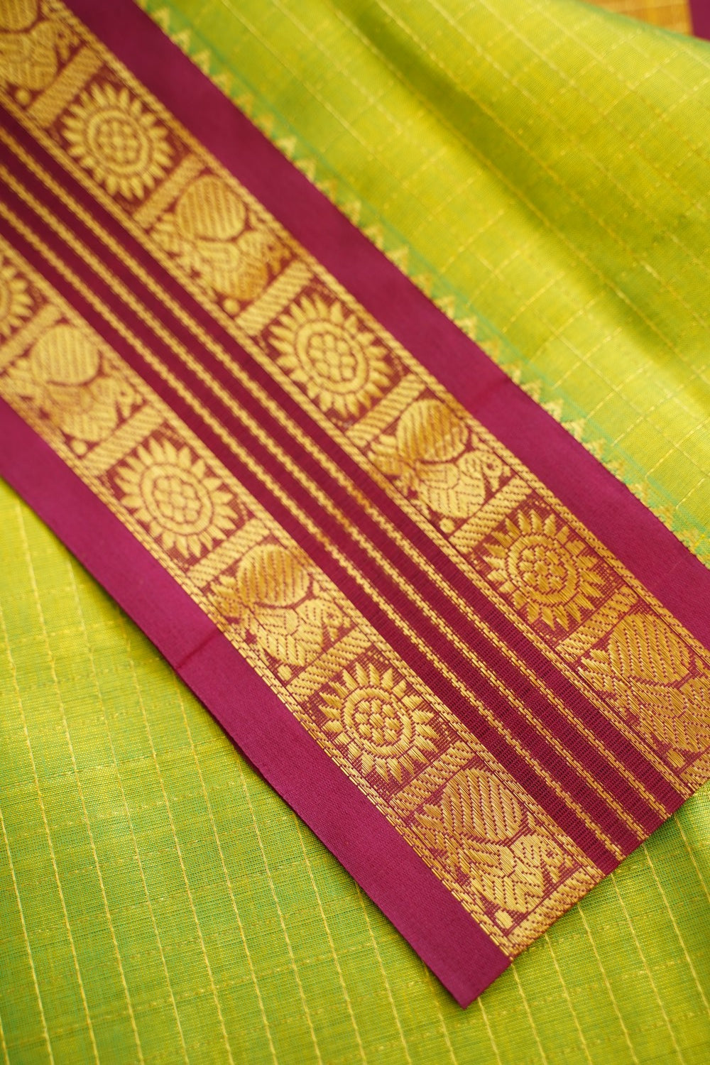 Kanchi Handloom Silk Cotton Saree PC16801