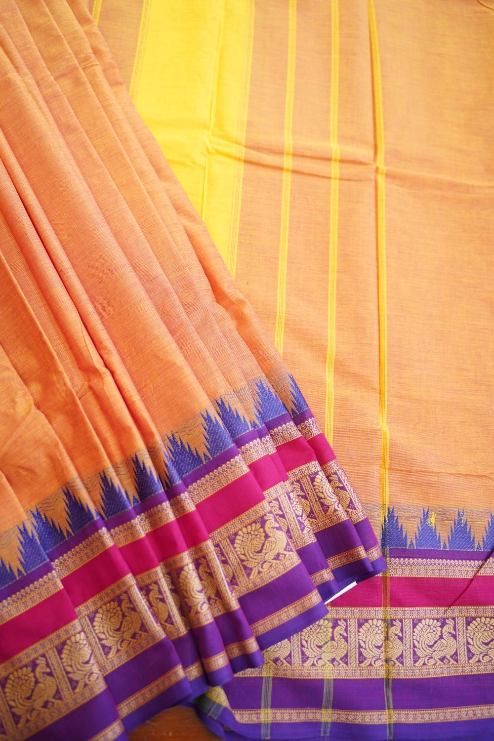 Chettinad handloom Cotton Saree PC12678