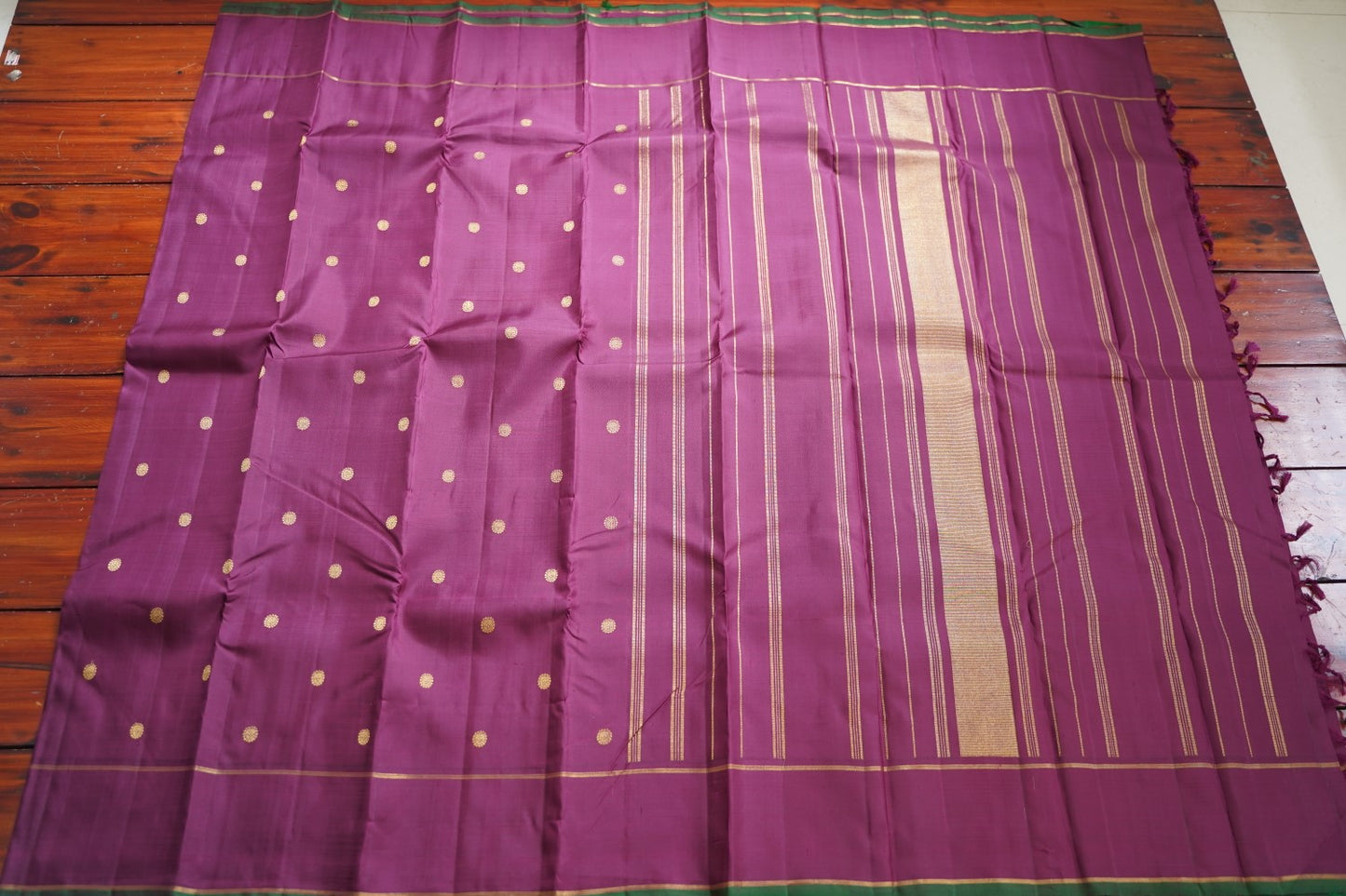 Pure Kanchi Korvai Silk Saree
