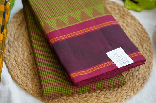 Kanchi Handloom Silk Cotton Saree PC16817