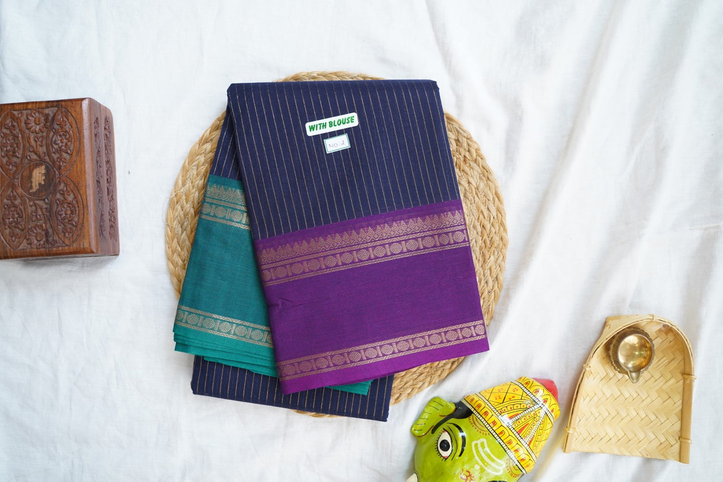 Chettinad handloom Cotton Saree PC16826