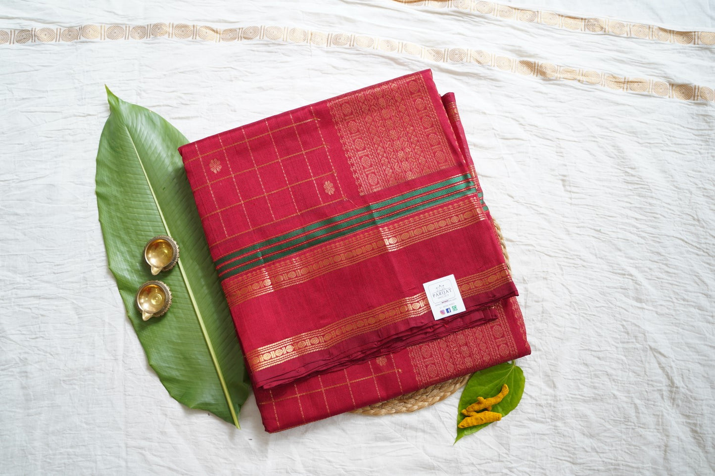Kanchi Handloom Silk Cotton Saree-PC15692