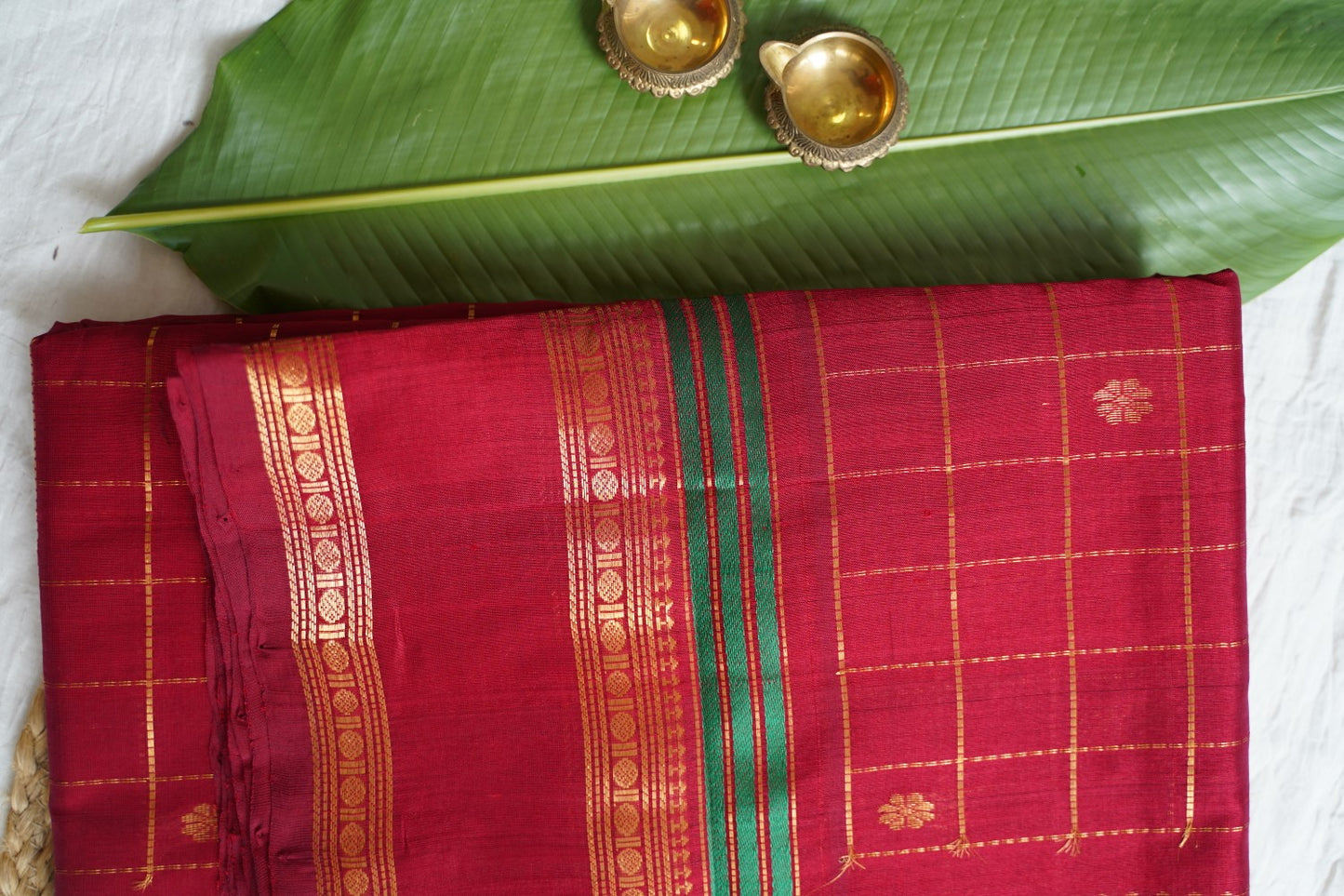 Kanchi Handloom Silk Cotton Saree-PC15692