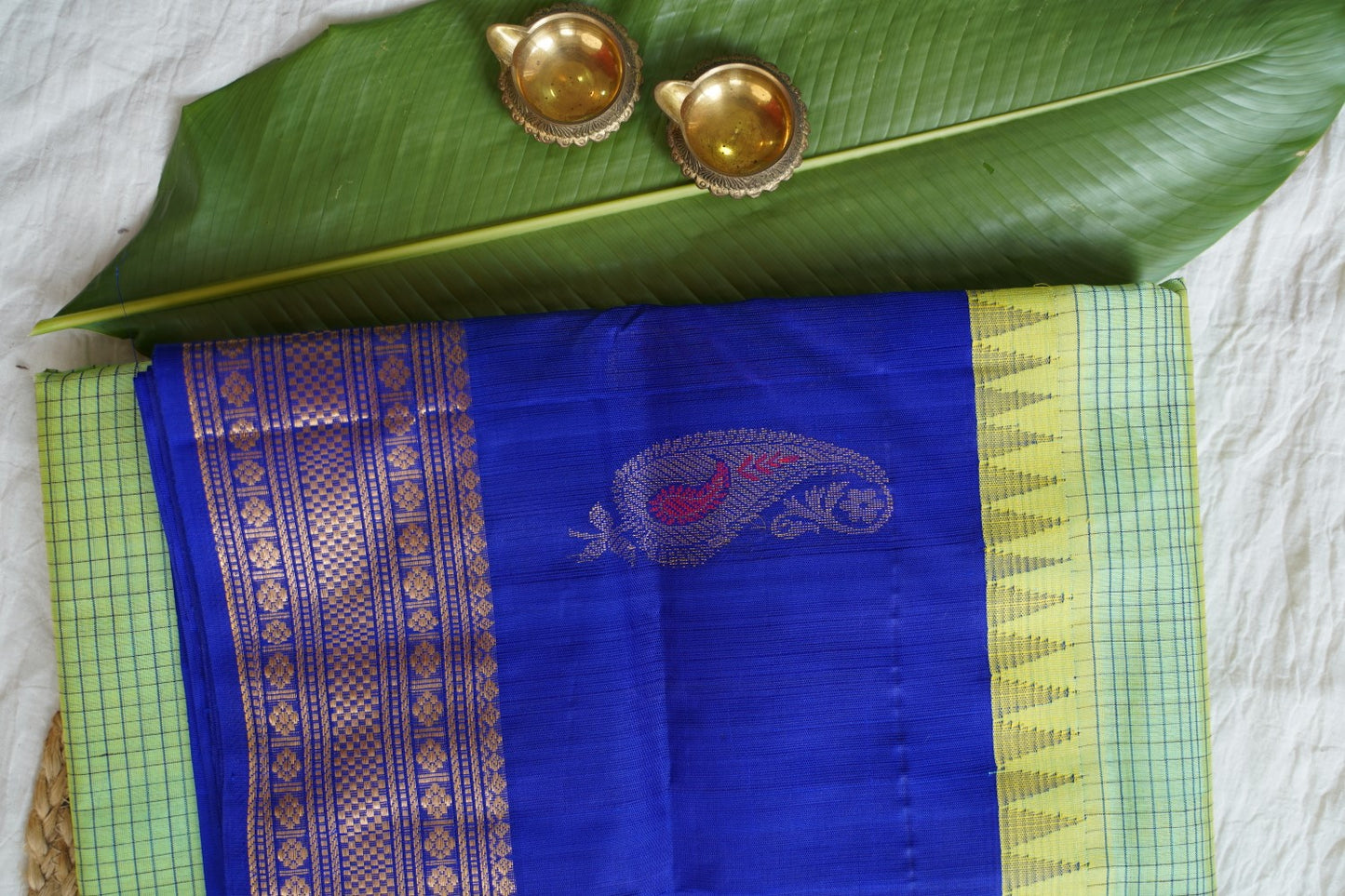 Kanchi Handloom Silk Cotton Saree-PC15693