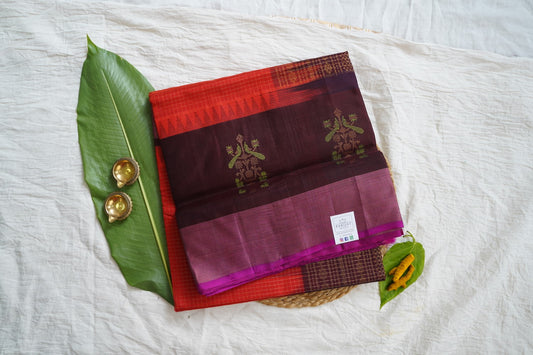 Kanchi Handloom Silk Cotton Saree-PC15697