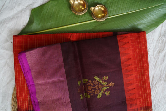 Kanchi Handloom Silk Cotton Saree-PC15697