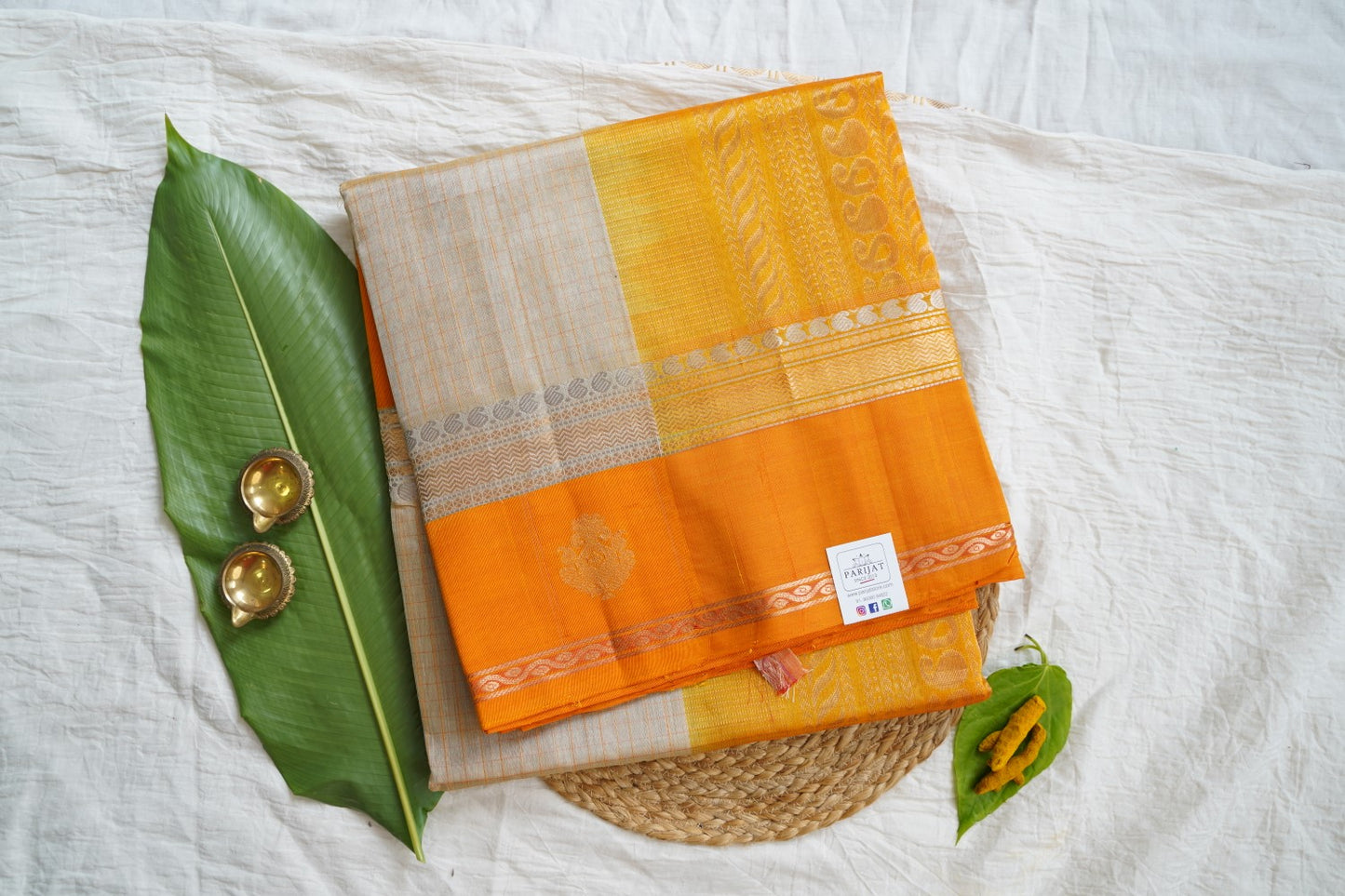 Kanchi Handloom Silk Cotton Saree-PC15692