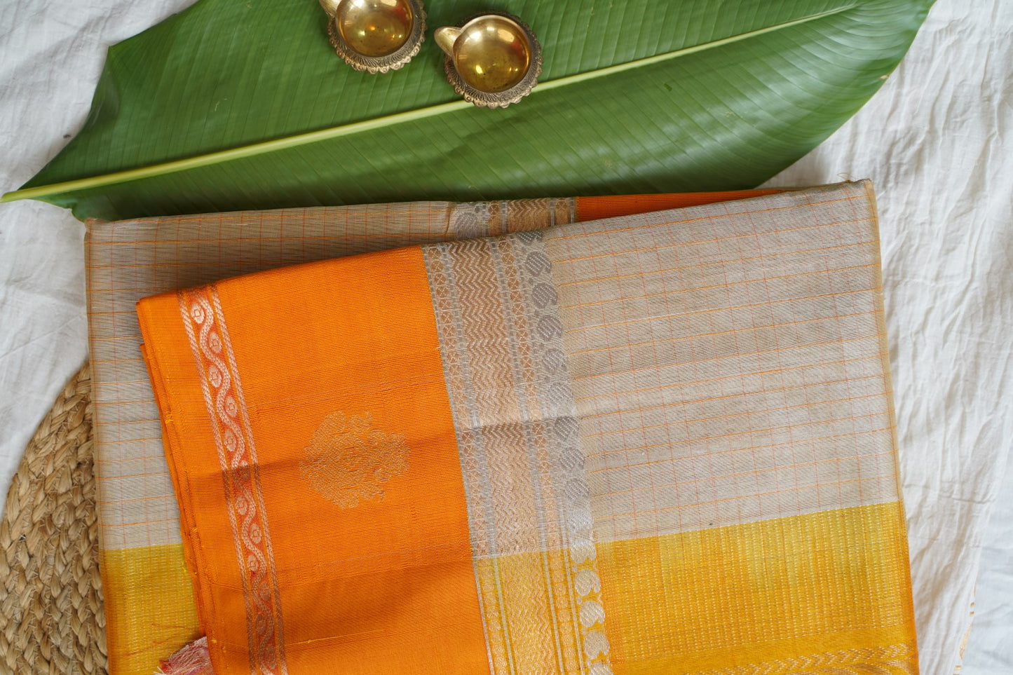 Kanchi Handloom Silk Cotton Saree-PC15692