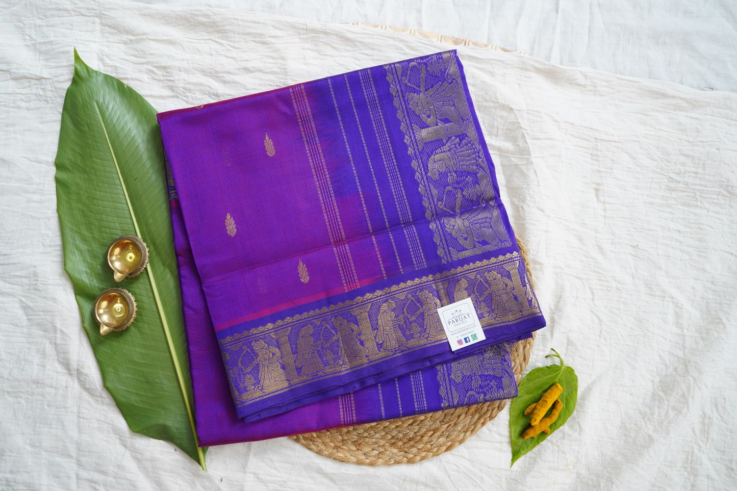 Kanchi Silk Cotton Saree PC15674