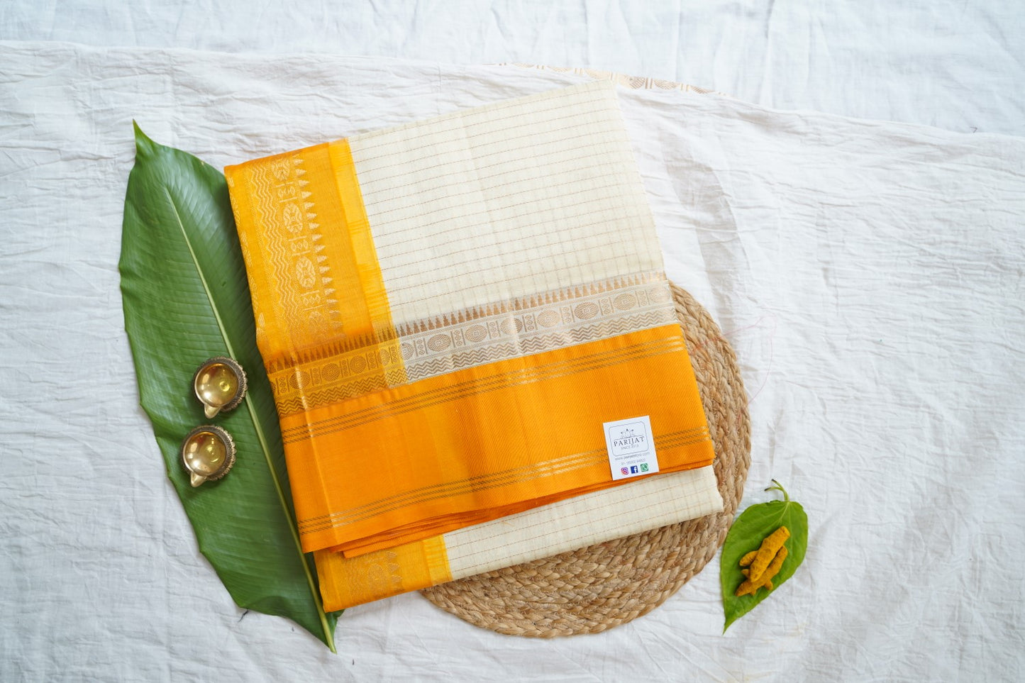 Kanchi Silk Cotton Saree Pc15665