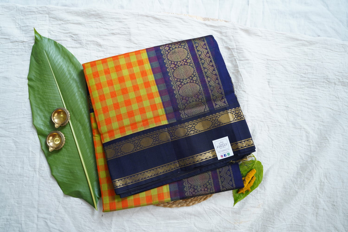 Kanchi Silk Cotton Saree Pc15660