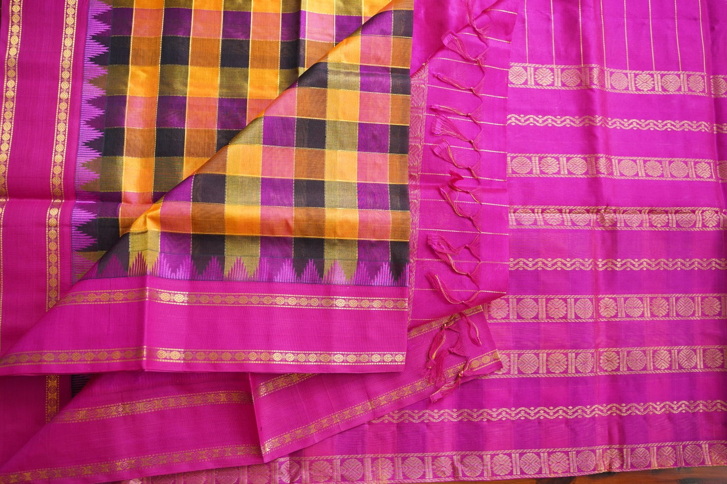 Kanchi Handloom Silk Cotton Saree PC16842