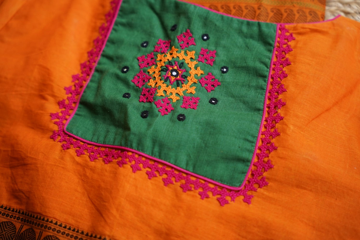 Kanchi Cotton Saree & Blouse Set PC12836
