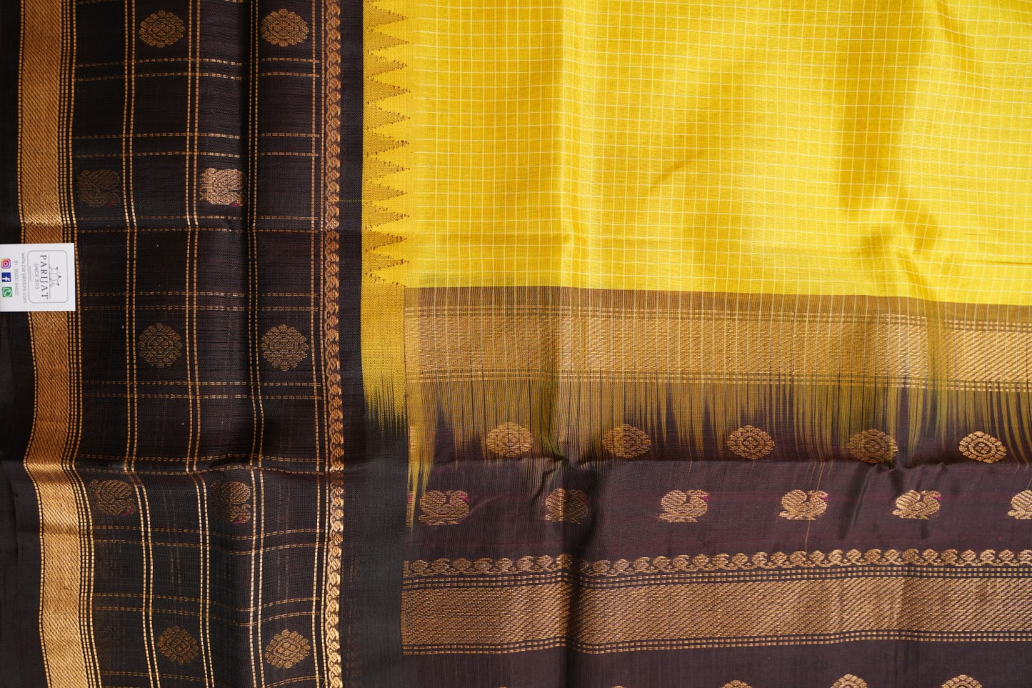 Kanchi Silk Cotton Saree Pc15655