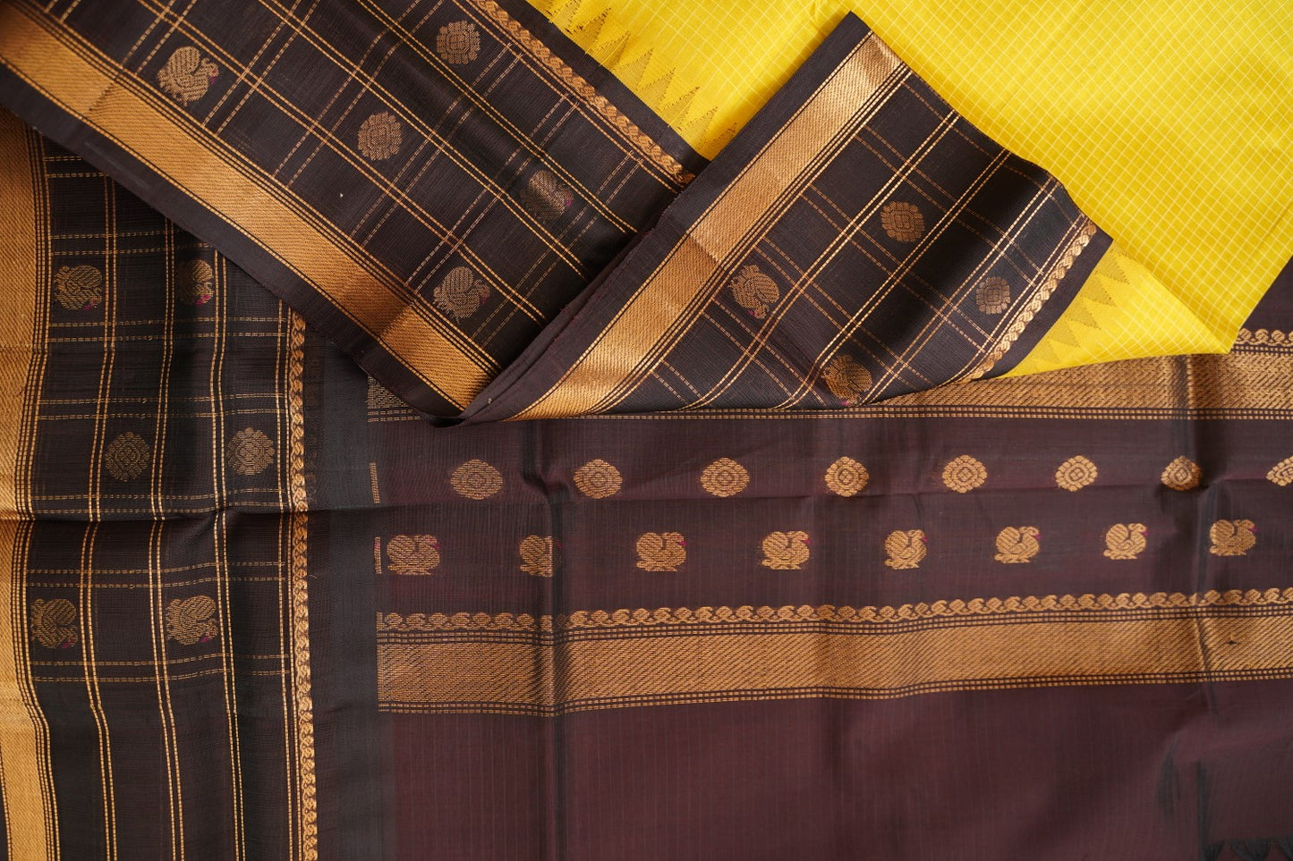 Kanchi Silk Cotton Saree Pc15655