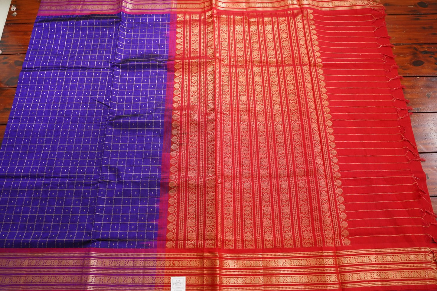 Kanchi Silk Cotton Saree Pc15656