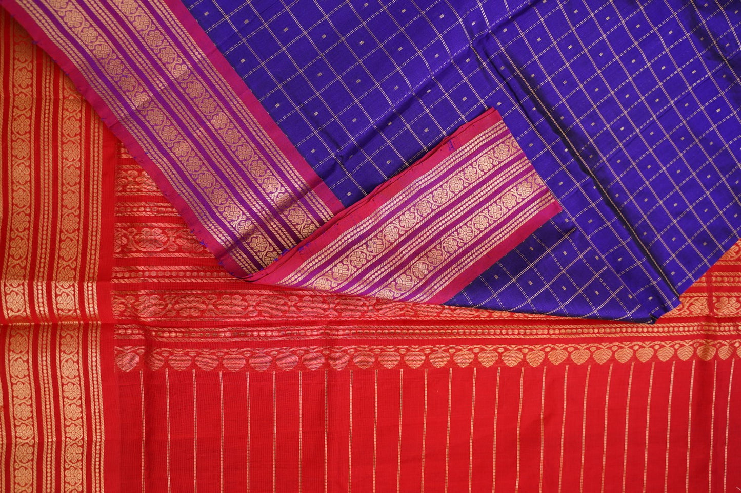 Kanchi Silk Cotton Saree Pc15656