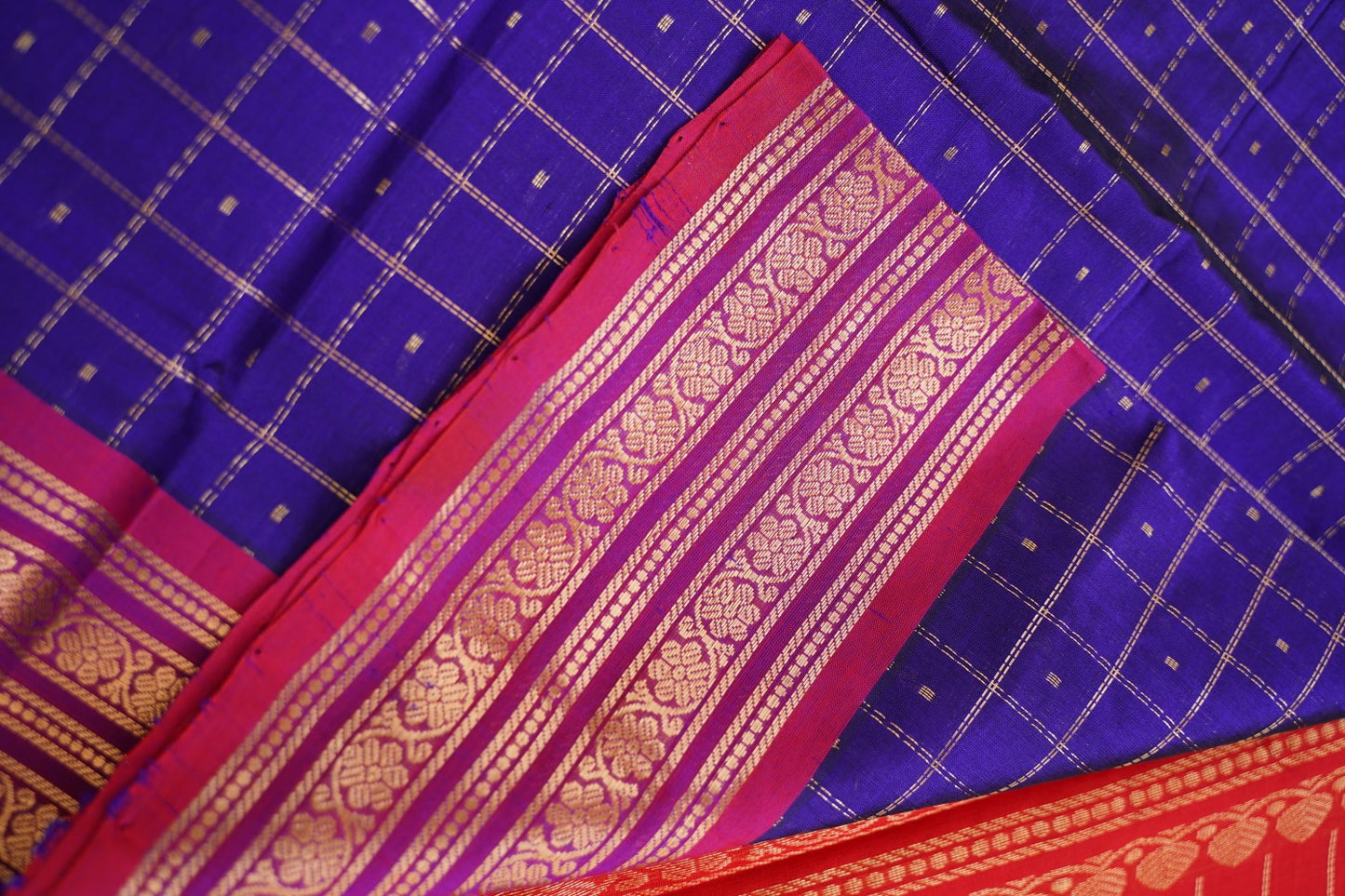 Kanchi Silk Cotton Saree Pc15656