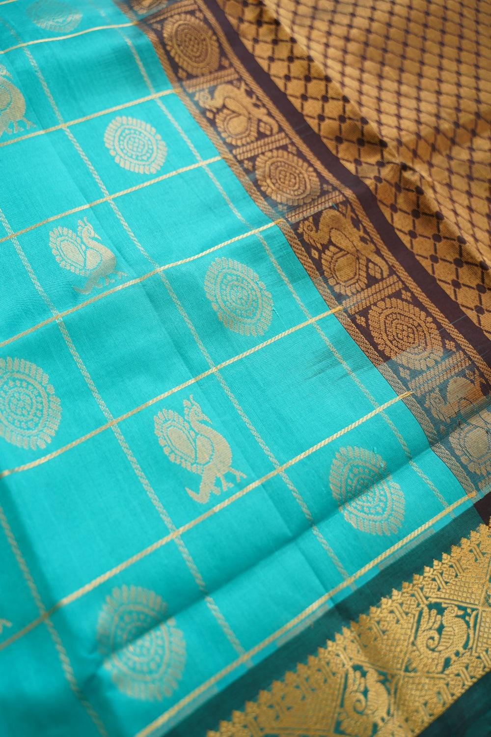 Kanchi Silk Cotton Saree Pc15657