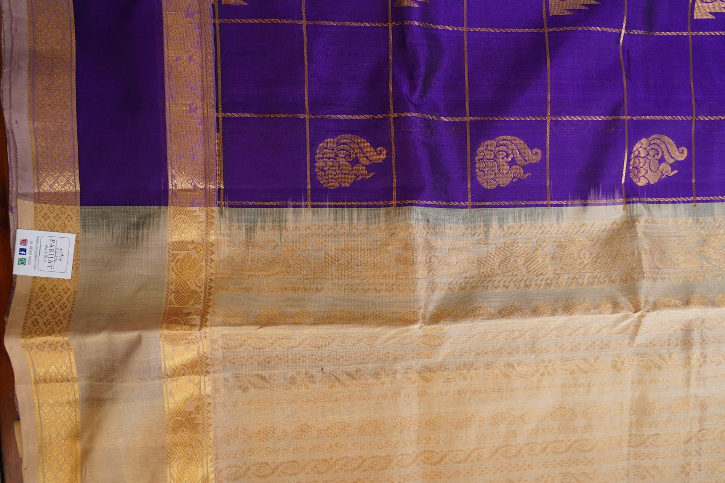 Kanchi Silk Cotton Saree Pc15668