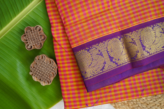 Kanchi Handloom Silk Cotton Saree PC16883