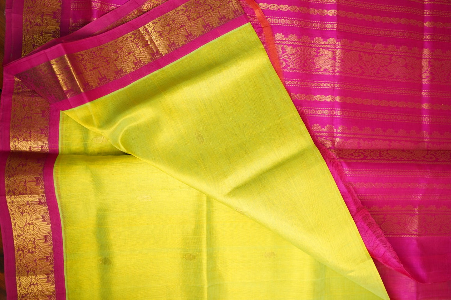 Kanchi Silk Cotton Saree Pc15670
