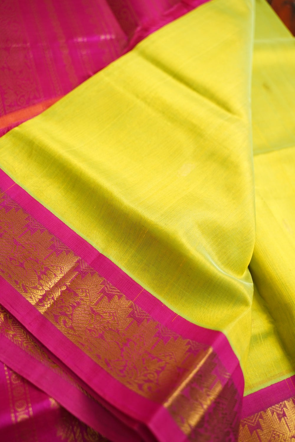 Kanchi Silk Cotton Saree Pc15670