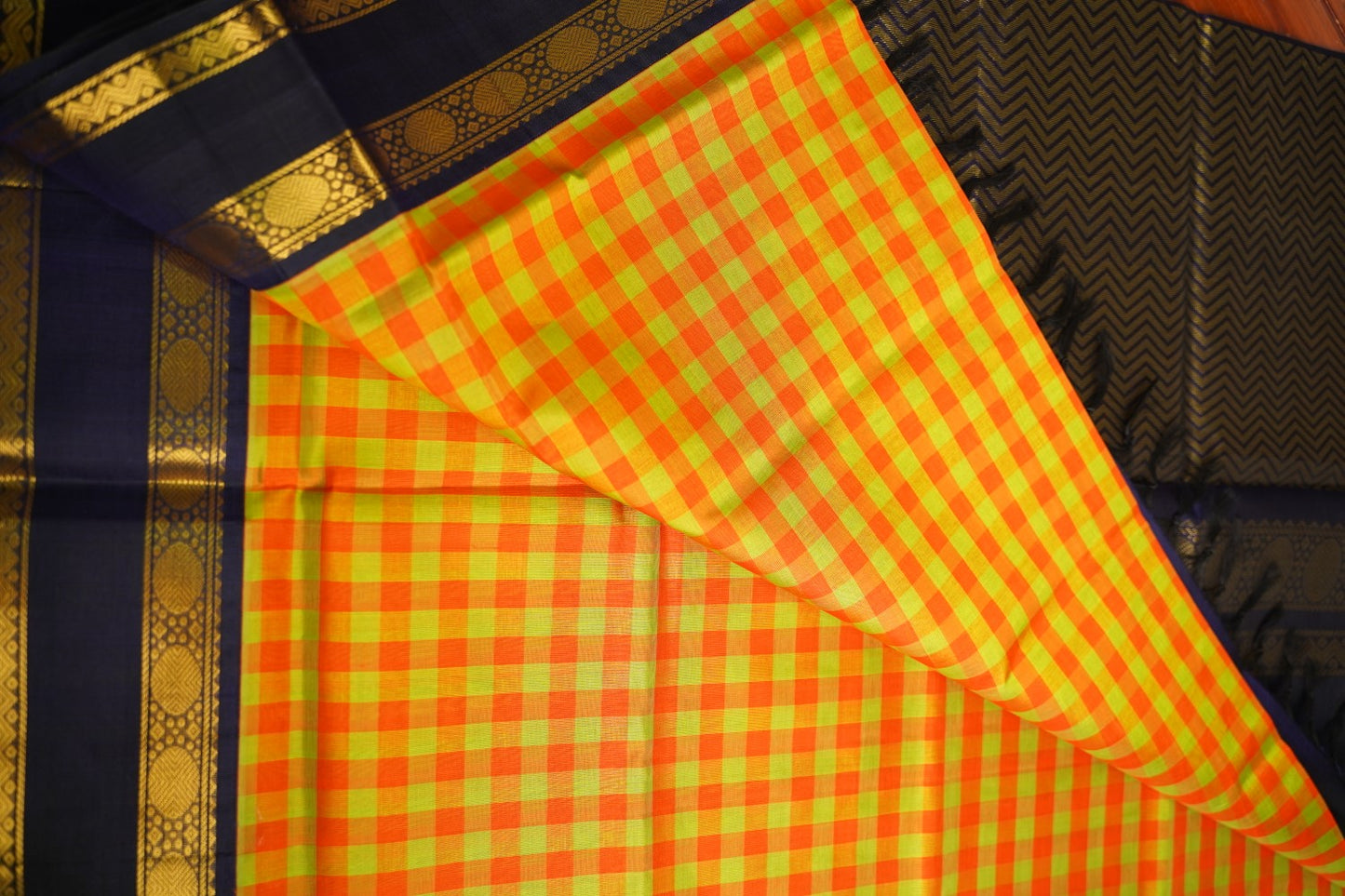 Kanchi Silk Cotton Saree Pc15660