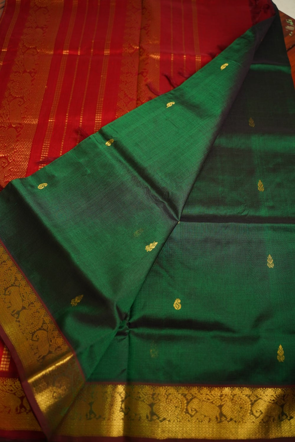 Kanchi Silk Cotton Saree Pc15664