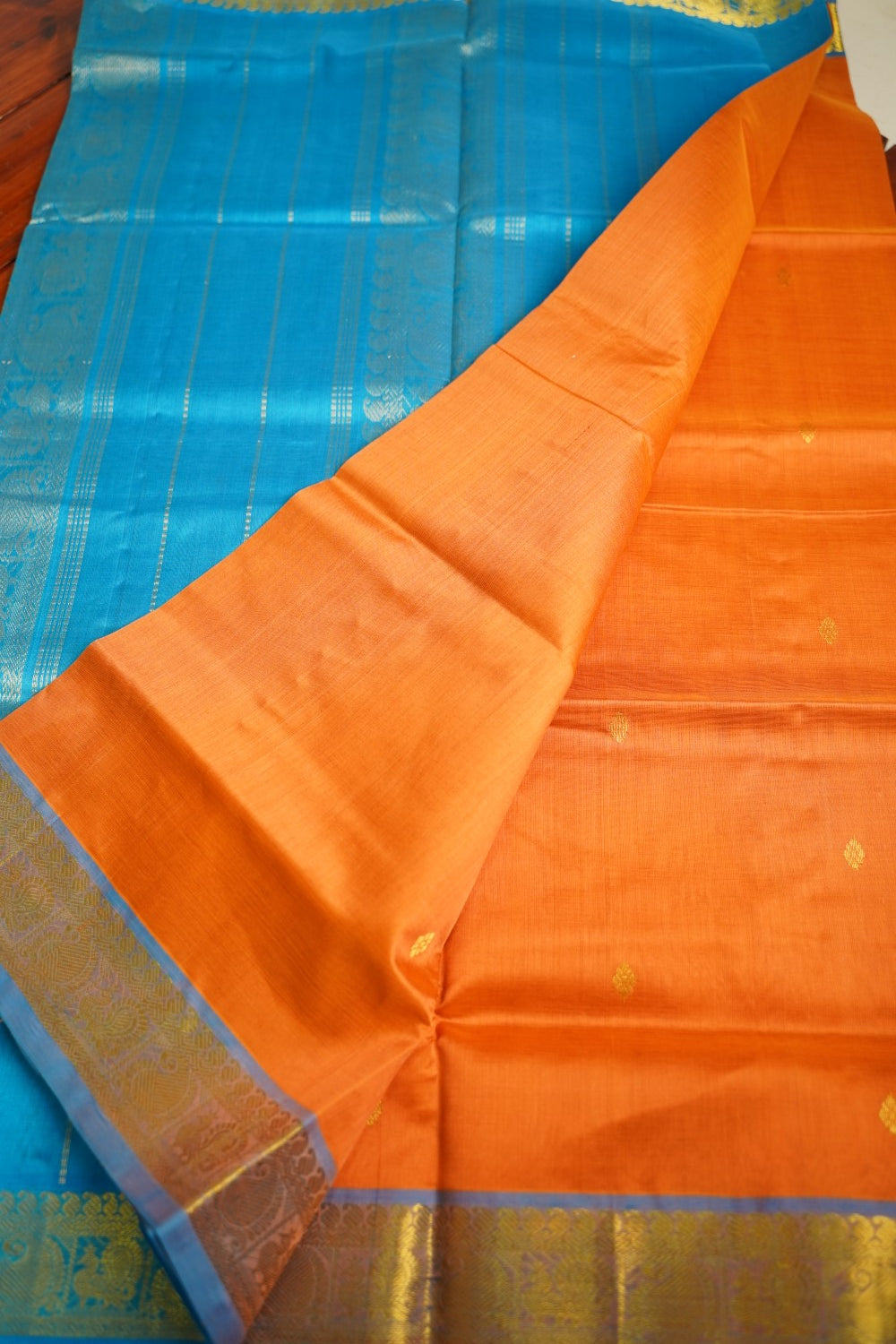 Kanchi Silk Cotton Saree Pc15663