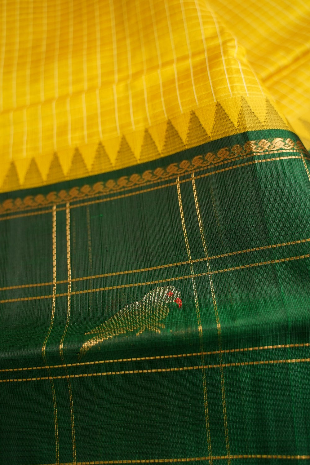 Kanchi Silk Cotton Saree Pc15667