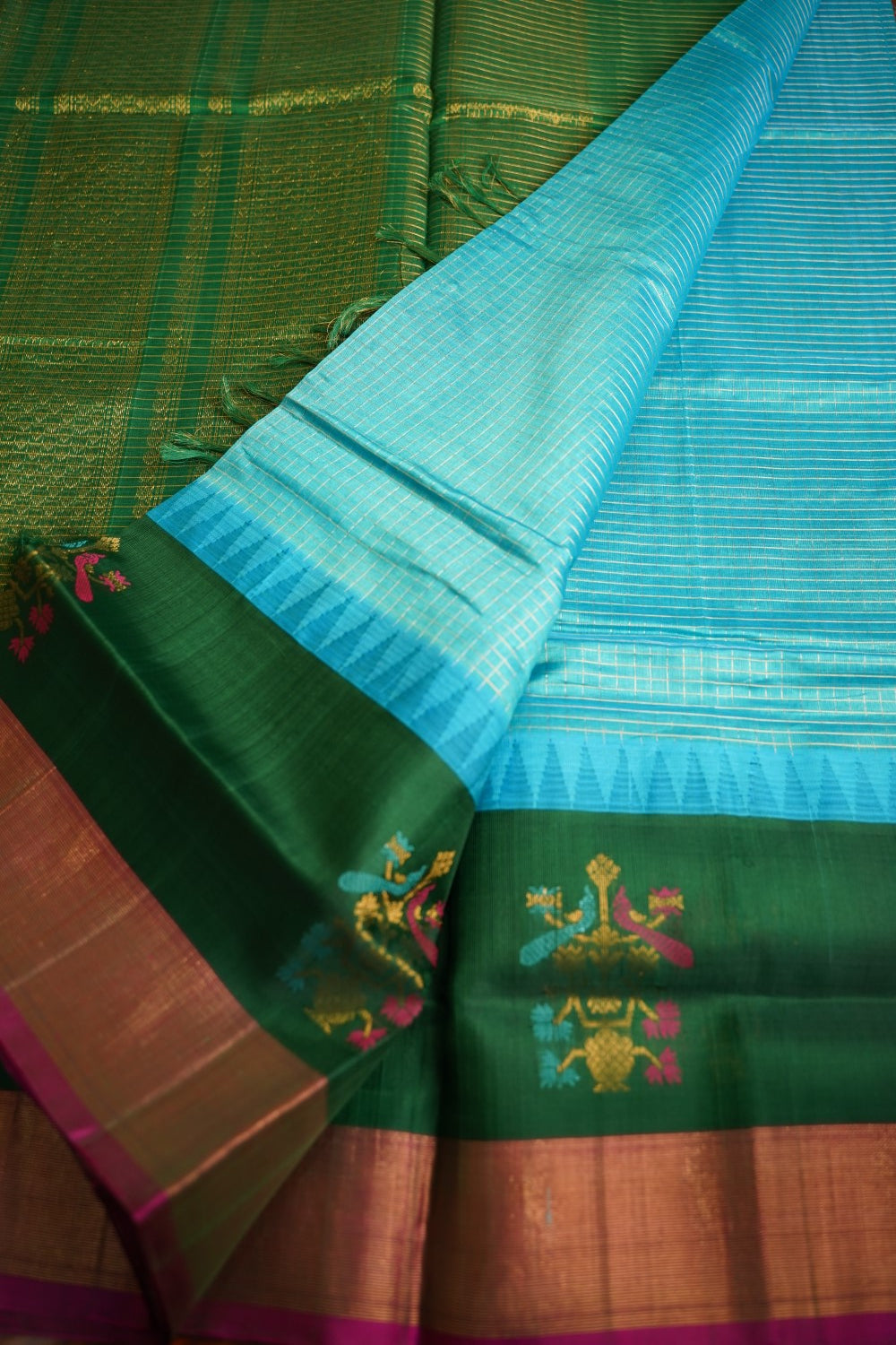 Kanchi Silk Cotton Saree PC15672
