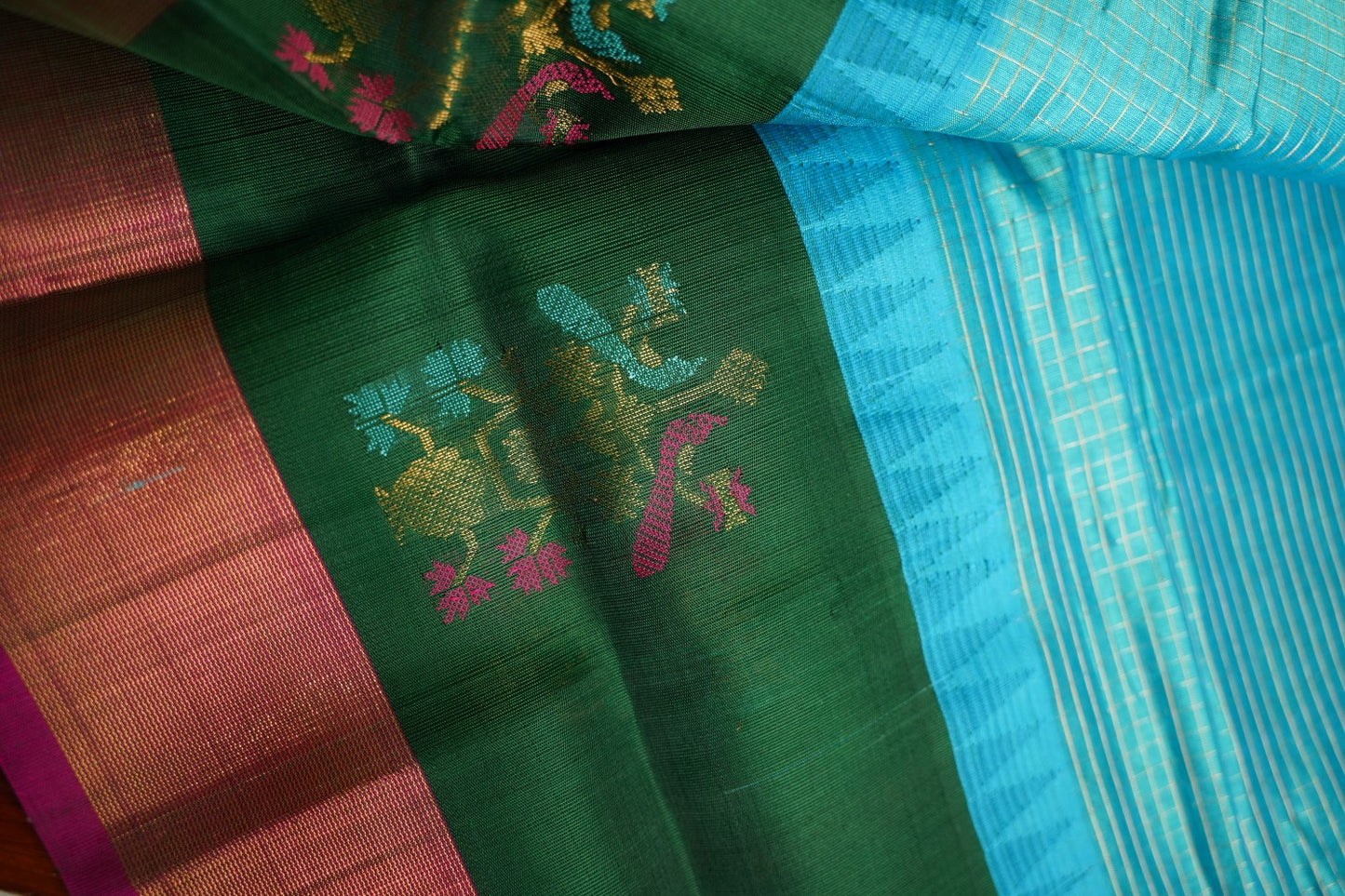 Kanchi Silk Cotton Saree PC15672