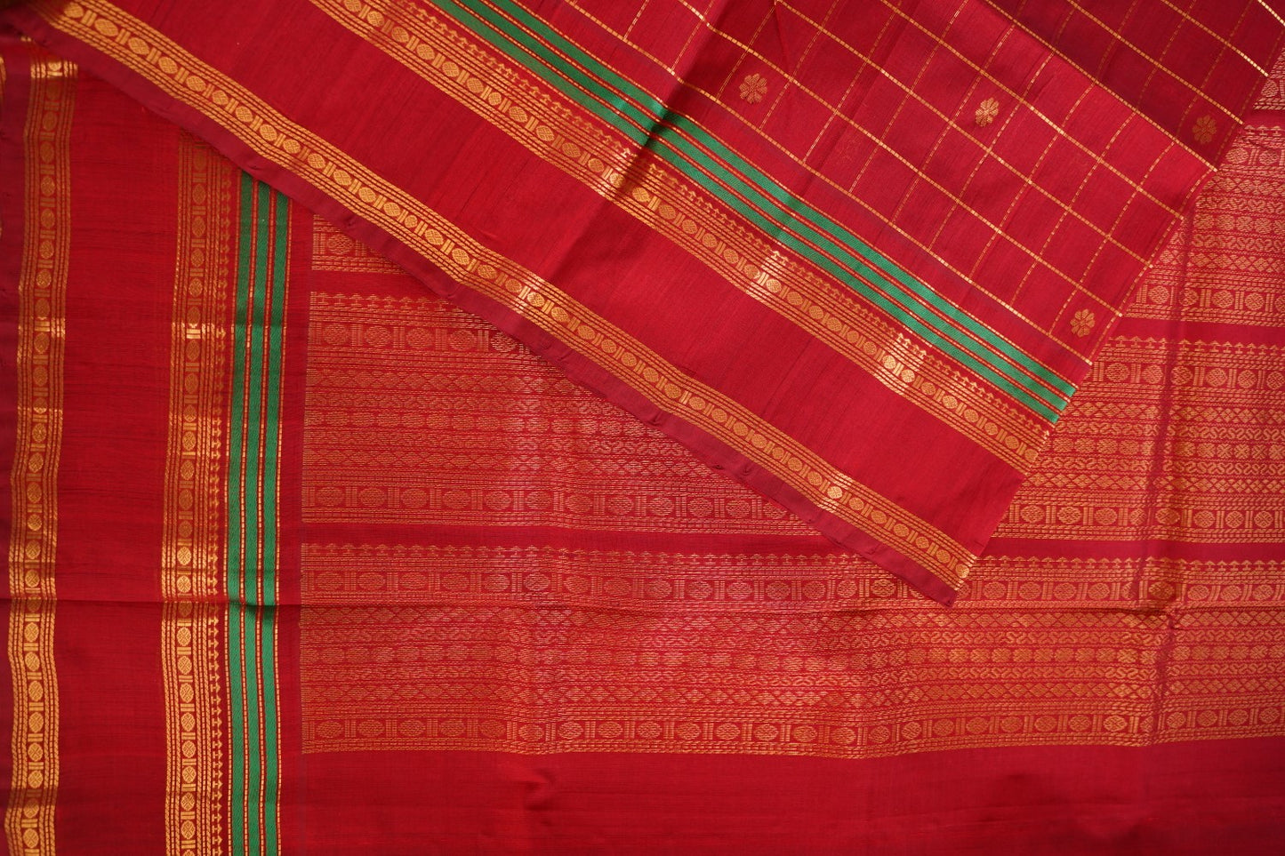 Kanchi Handloom Silk Cotton Saree-PC15692