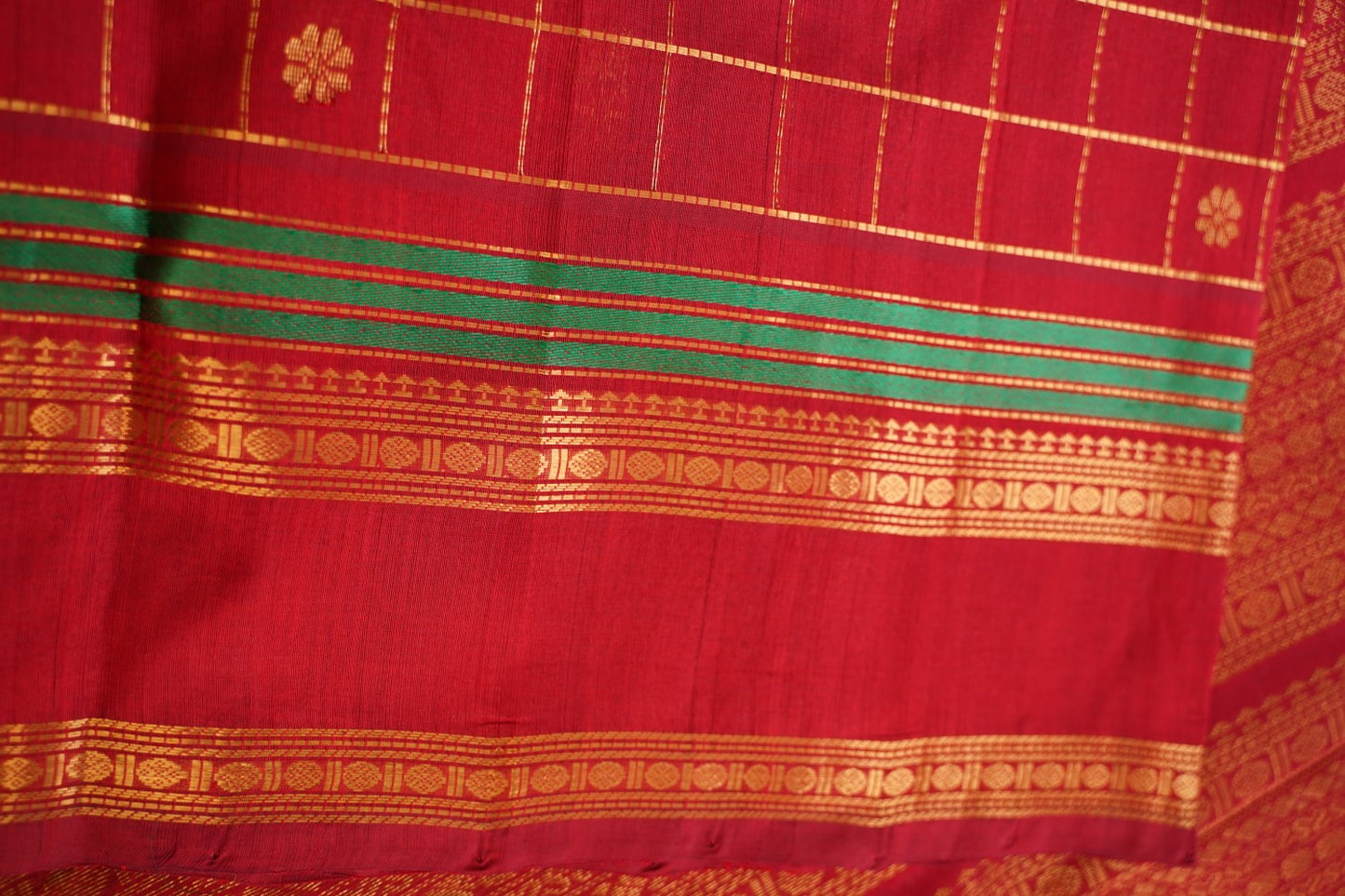 Kanchi Handloom Silk Cotton Saree-PC15692