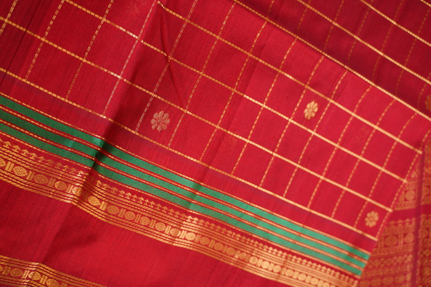 Kanchi Handloom Silk Cotton Saree-PC15692