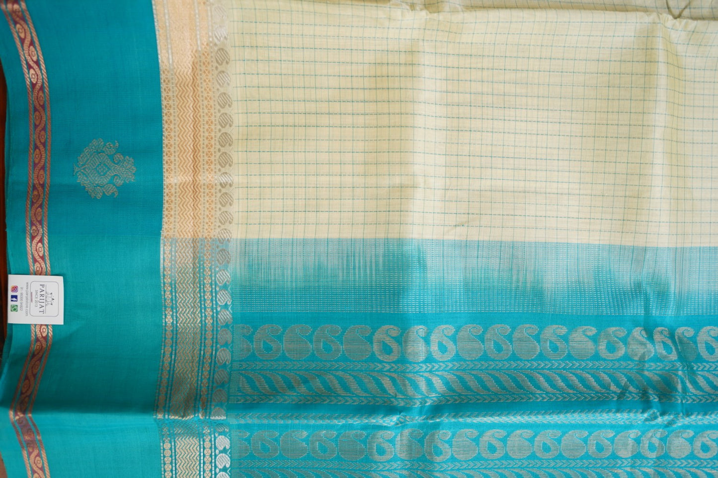 Kanchi Handloom Silk Cotton Saree-PC15691