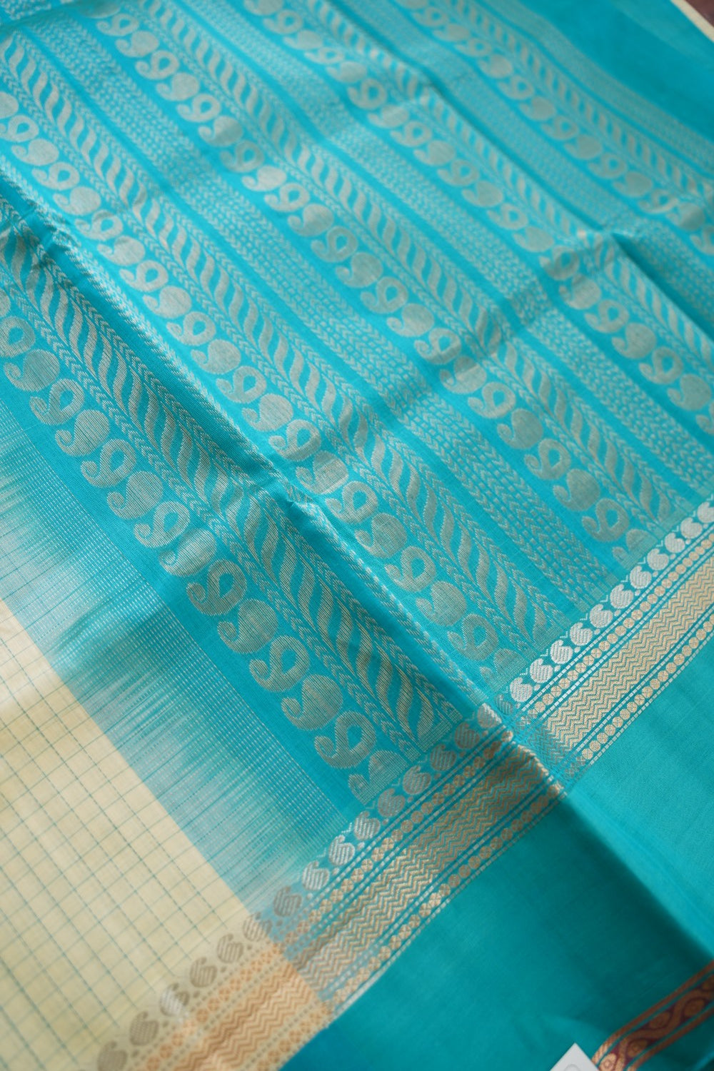Kanchi Handloom Silk Cotton Saree-PC15691