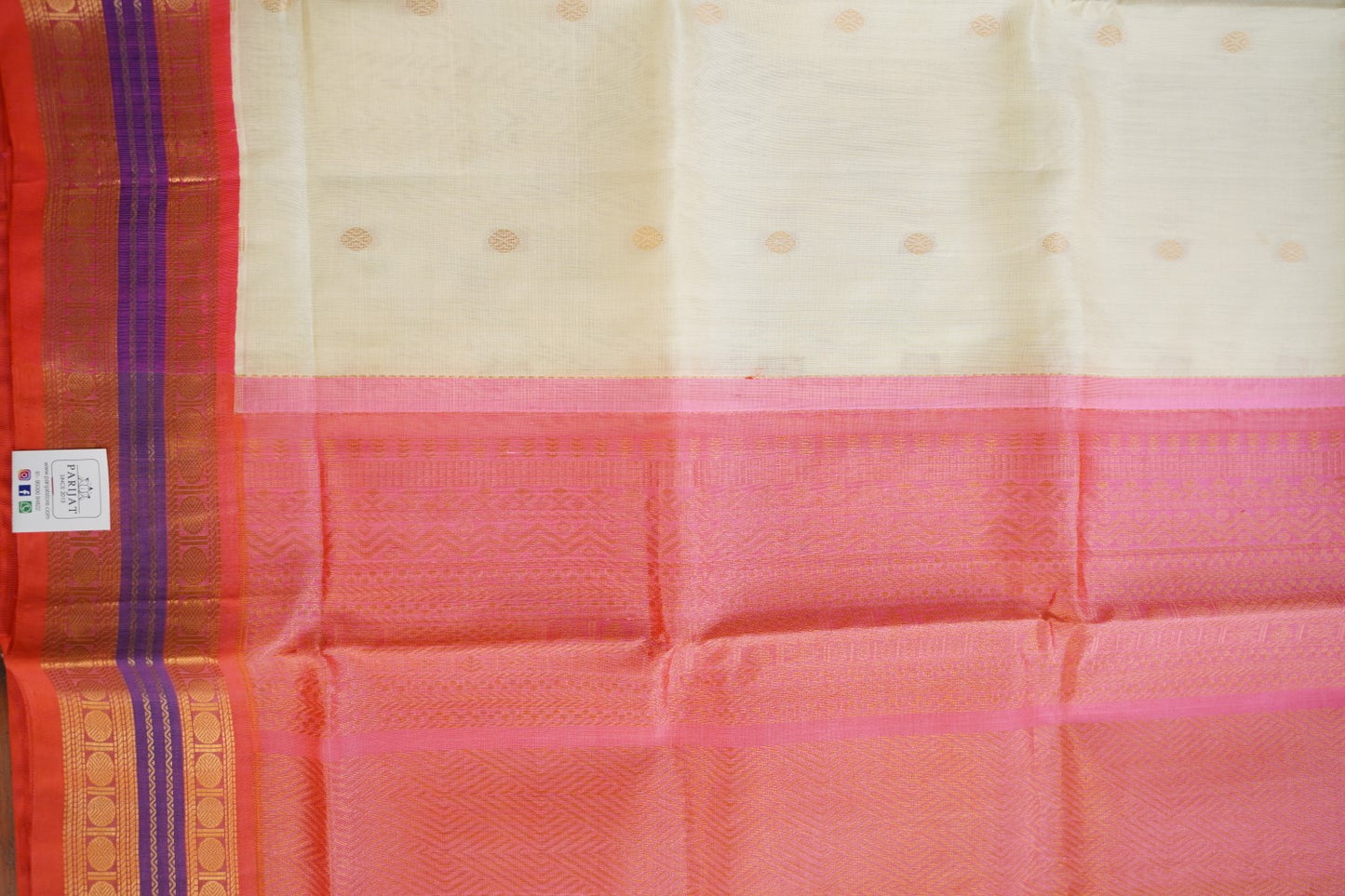 Kanchi Handloom Silk Cotton Saree-PC15690