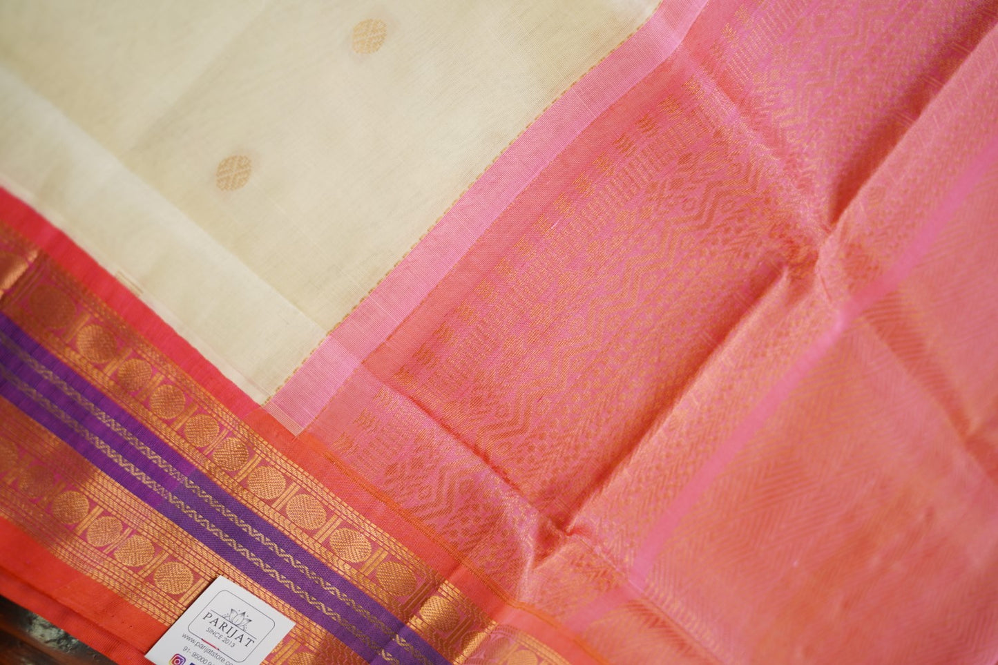 Kanchi Handloom Silk Cotton Saree-PC15690