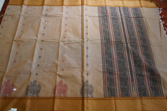 Kanchi handloom Cotton Saree PC13111
